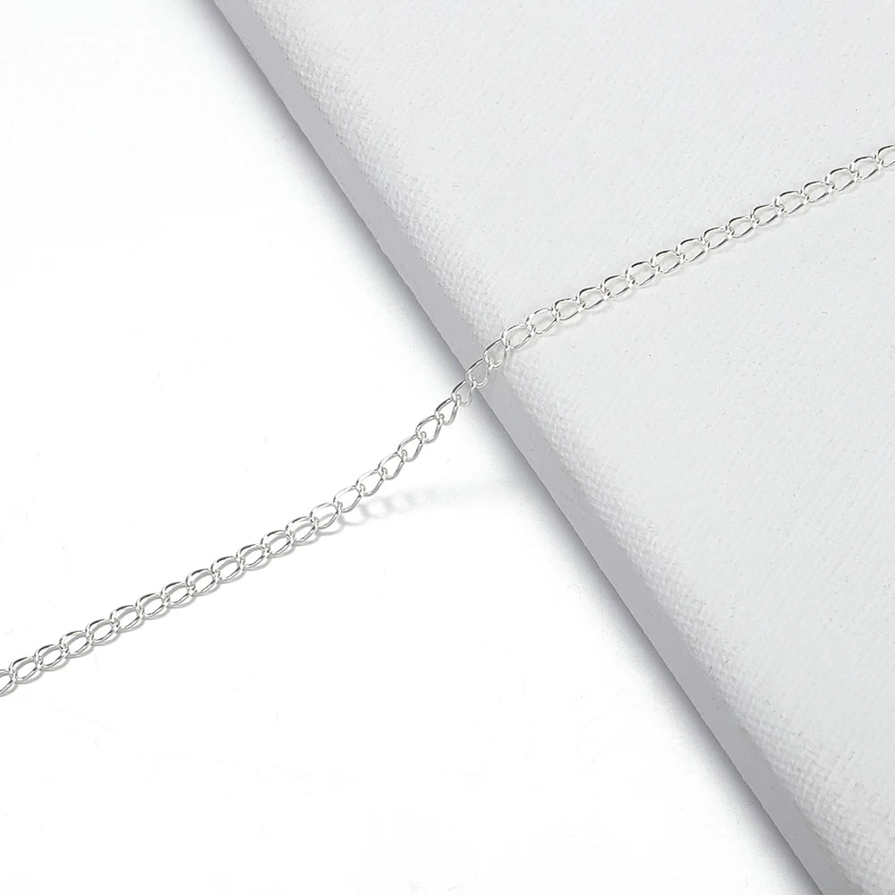 2 Meter Edelstahl Verlängerungskette in Gold, Silber, Stahl-Yabubest - Home & More