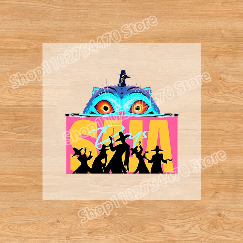 Vielseitige Wärmeübertragung Sticker für Kleidung und Rucksäcke