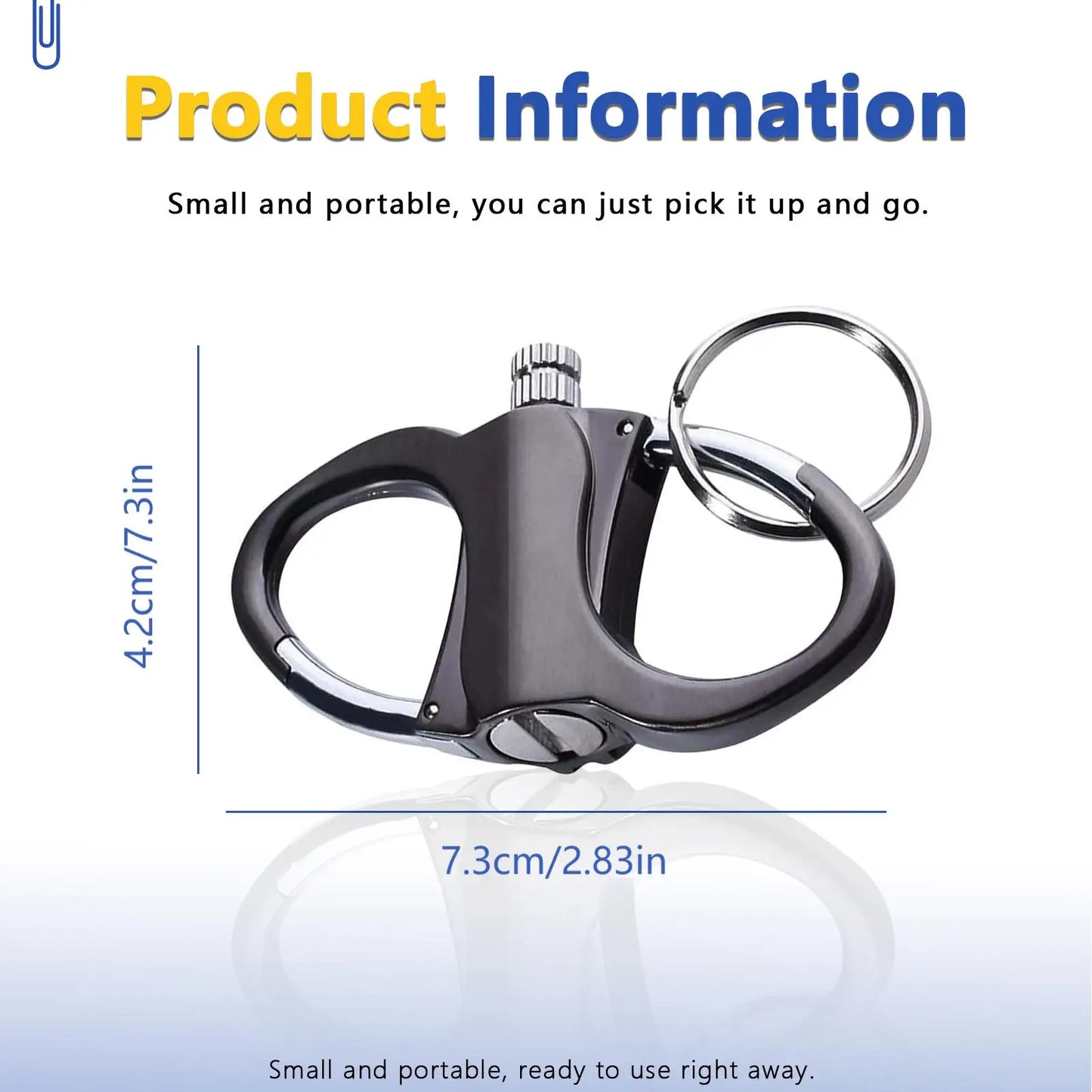 Multifunktionaler Schlüsselanhänger Feuerstarter winddicht tragbar Camping