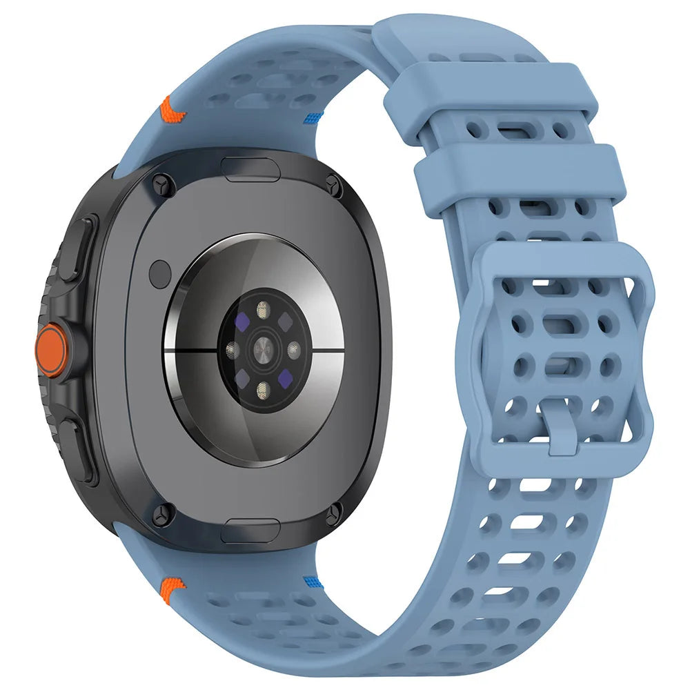 Silikon Ersatzarmband für Smartwatch 40 44 47 mm Sport komfortabel