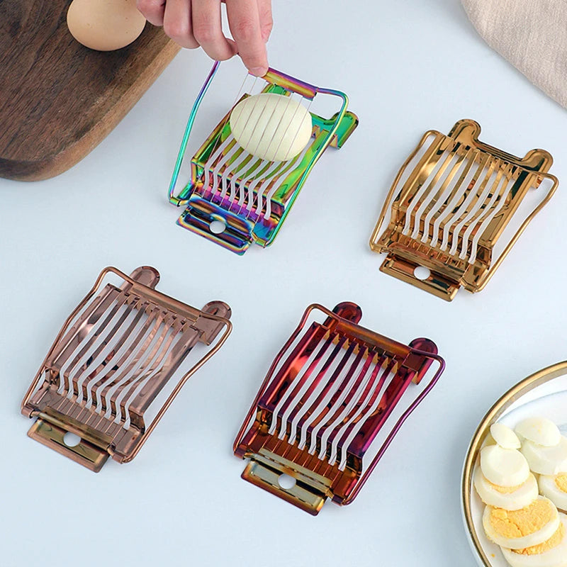 Edelstahl Eierschneider Küchenhelfer manuell – Multifunktionaler Teiler