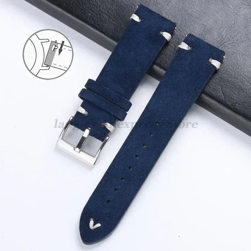 Wildlederarmband Fur Huawei Watch GT3 GT4 Uhrenarmband Vintage Ha