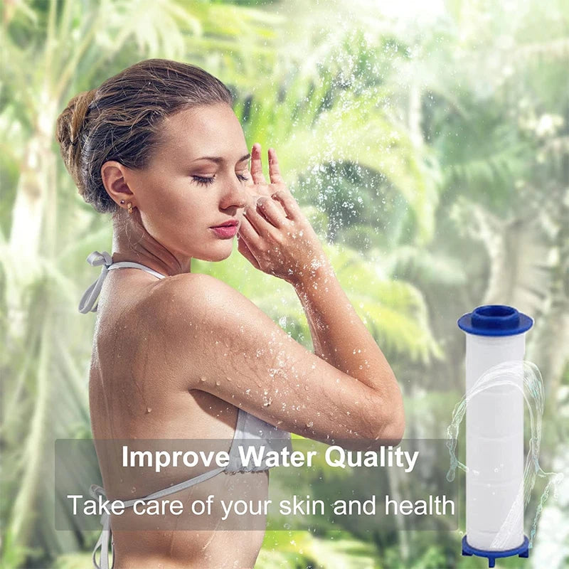 Duschwasser Filter Ersatz – reduziert Chlor, Chemikalien - stellt pH-Balance her