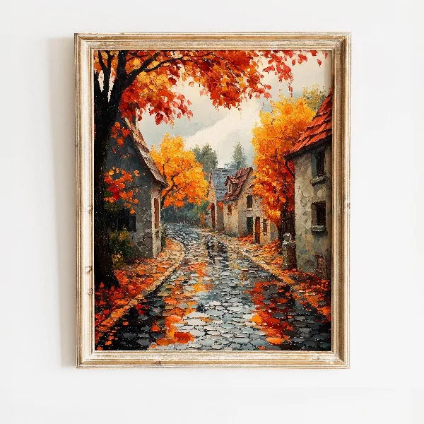 Stilvolles Leinwandbild Herbstliche Natur für Ihr Zuhause