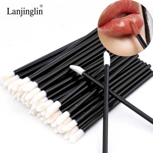 Einweg Lippenpinsel Applikator für Make-up Tester 50/100 Stück Hygiene
