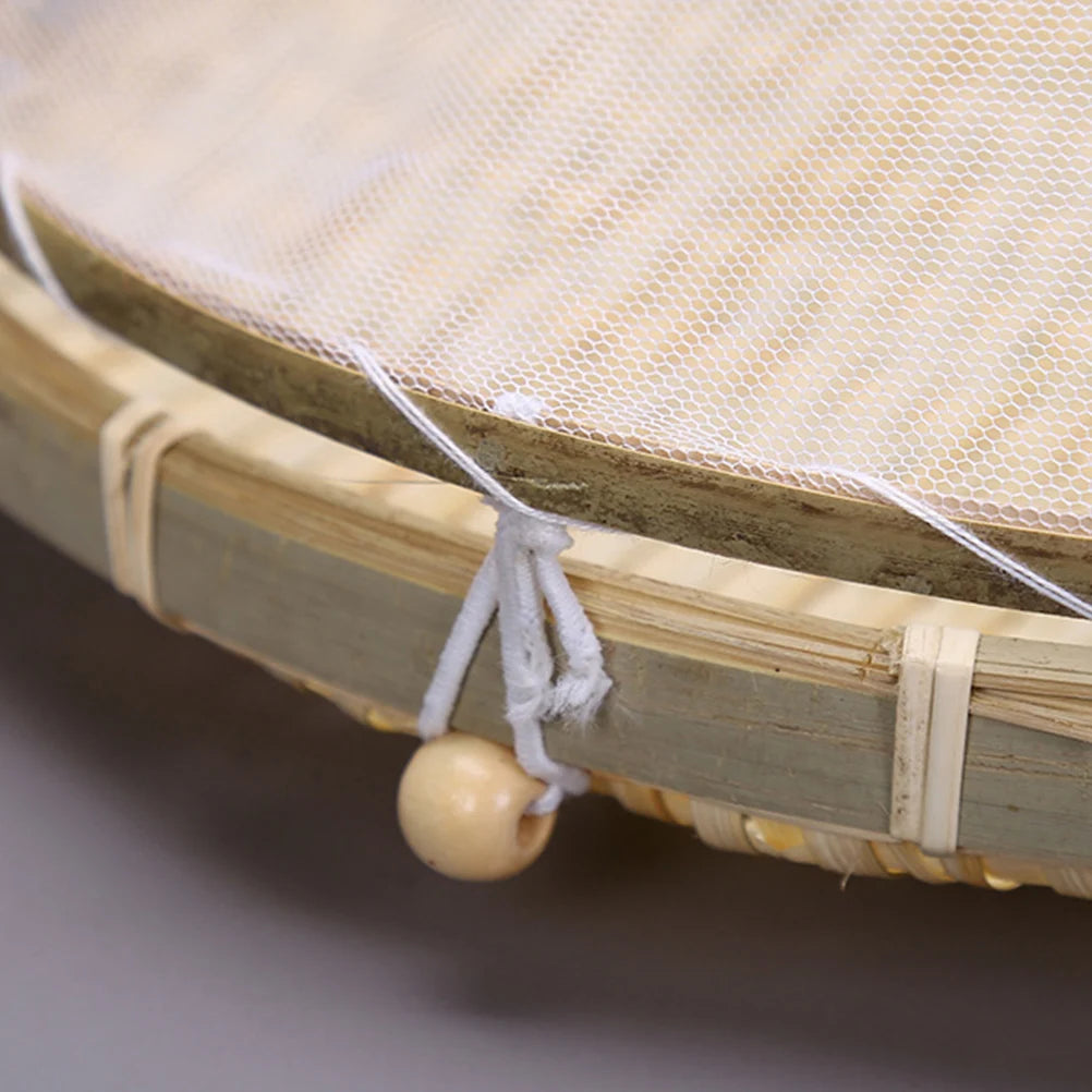 Handgefertigte Bambus Lebensmittelabdeckung zum Schutz von Obst und Gemüse