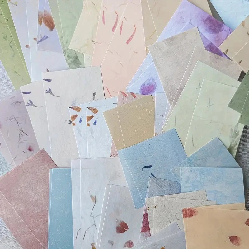 60-teiliges Vintage Collage Papierset für kreatives Scrapbooking DIY