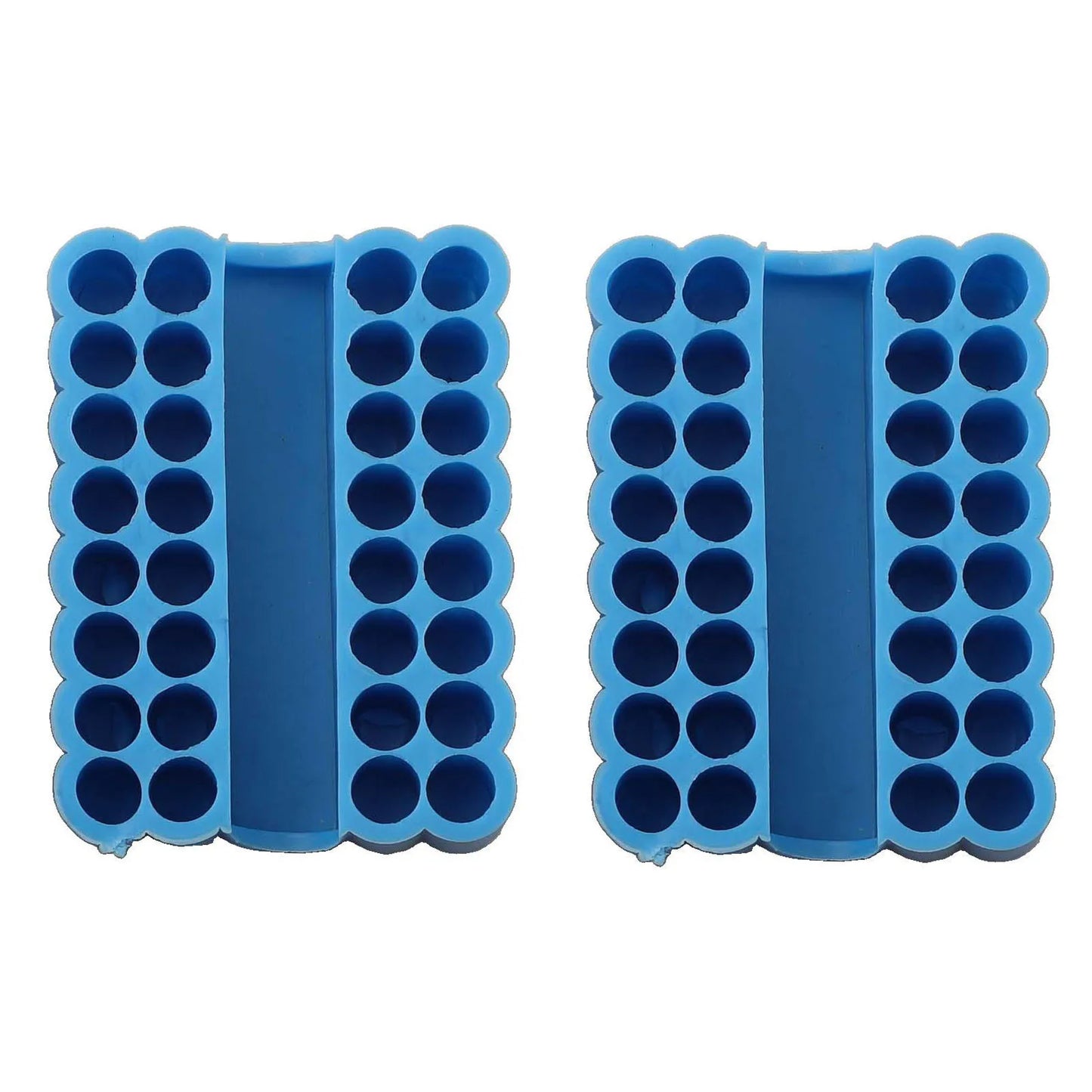 2er Set Bit Halter mit 64 Fächern – Platzsparend - robust für 6,35 mm Bits