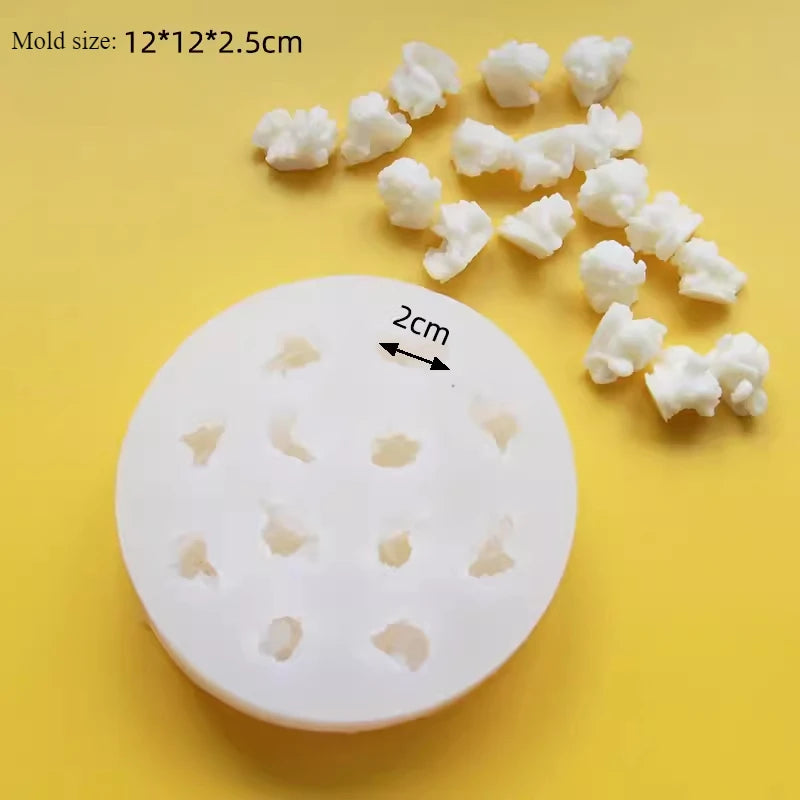 Lebensmittelechte 3D Popcorn Silikonform – hitzebeständig - vielseitig