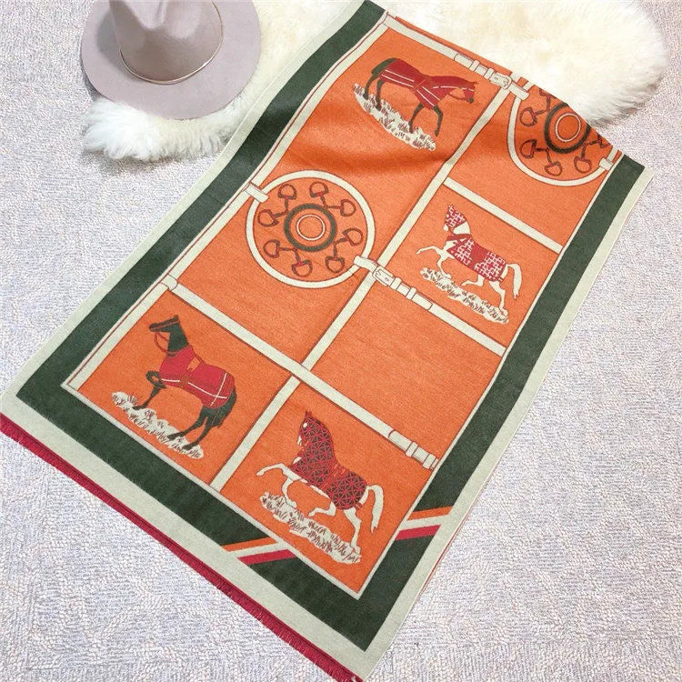 Luxuriöser Kaschmir-Gefühl Schal für Frauen im Herbst/Winter-Yabubest - Home & More