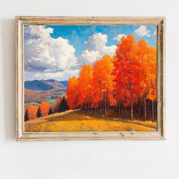 Stilvolles Leinwandbild Herbstliche Natur für Ihr Zuhause