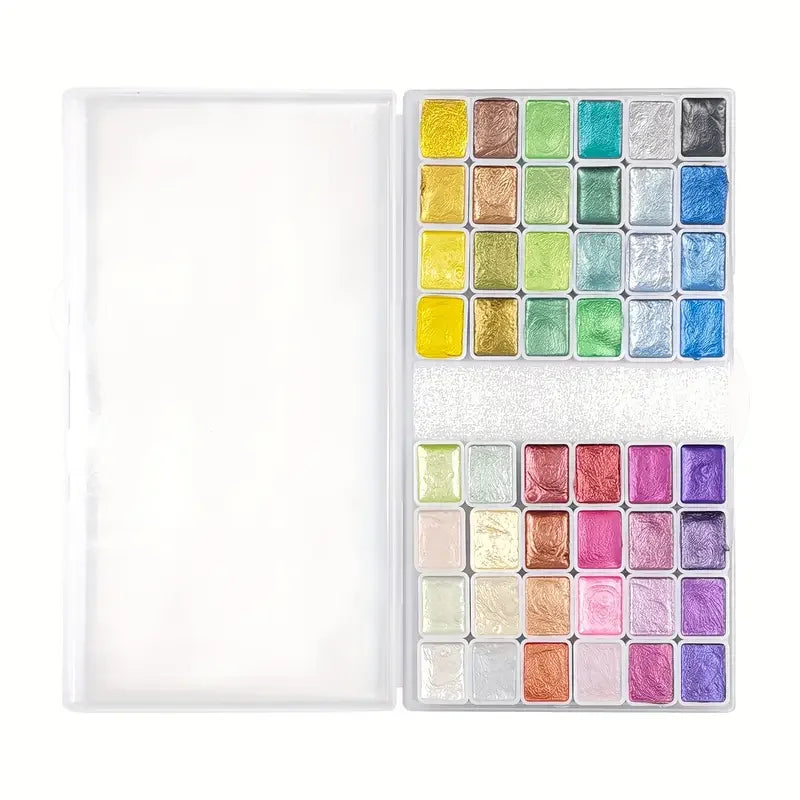 Glitzerndes Aquarell Farbset für kreatives Malen ab 6 Jahren