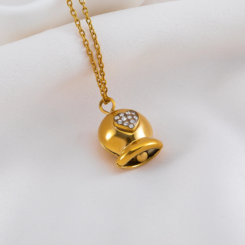 5 Stück Edelstahl Anhänger Gänseblümchen Herz Stern Glocke für Schmuck DIY-Yabubest - Home & More