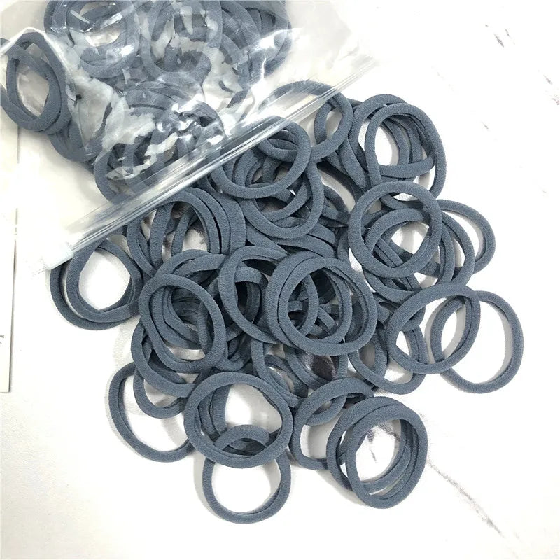 Elastische Haargummis 4cm für Damen und Mädchen schonend