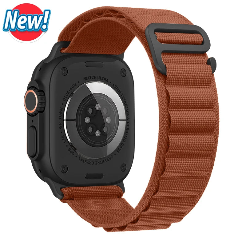 Vielseitiges Nylon Armband für Apple Watch Ultra und Series Modelle