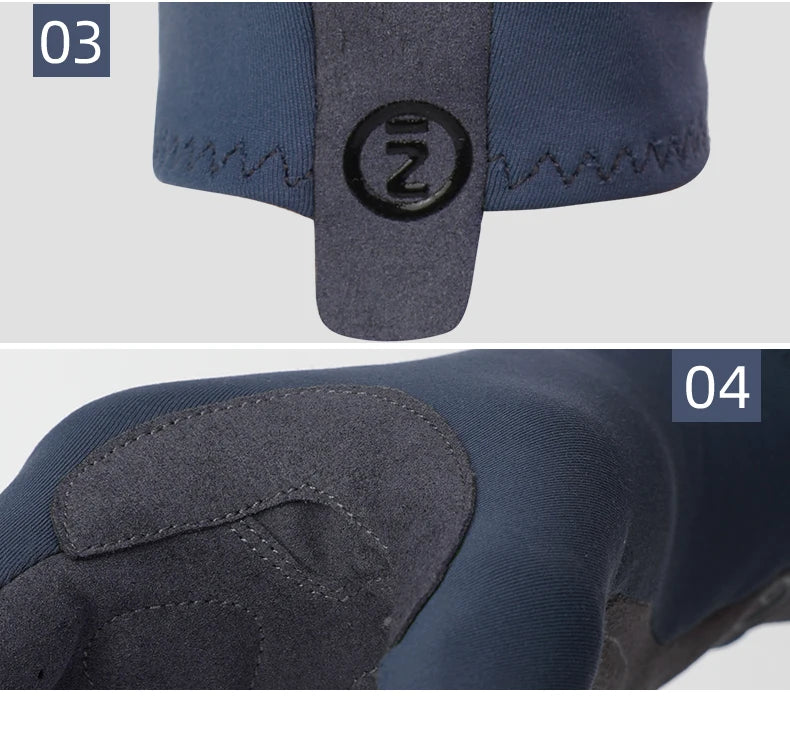 Fahrradhandschuhe Vollfinger mit Gelpolsterung | Touchscreen & Fleece-Yabubest - Home & More