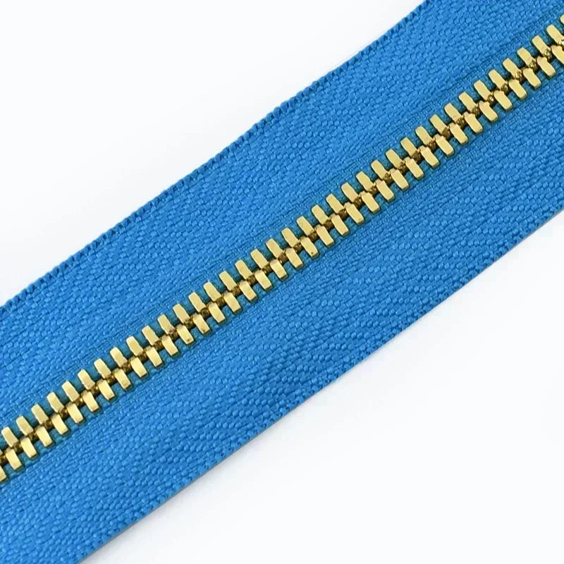 Metall-Reißverschluss Offenes Ende Zwei-Wege Reißverschlüsse Gold Silber-Yabubest - Home & More