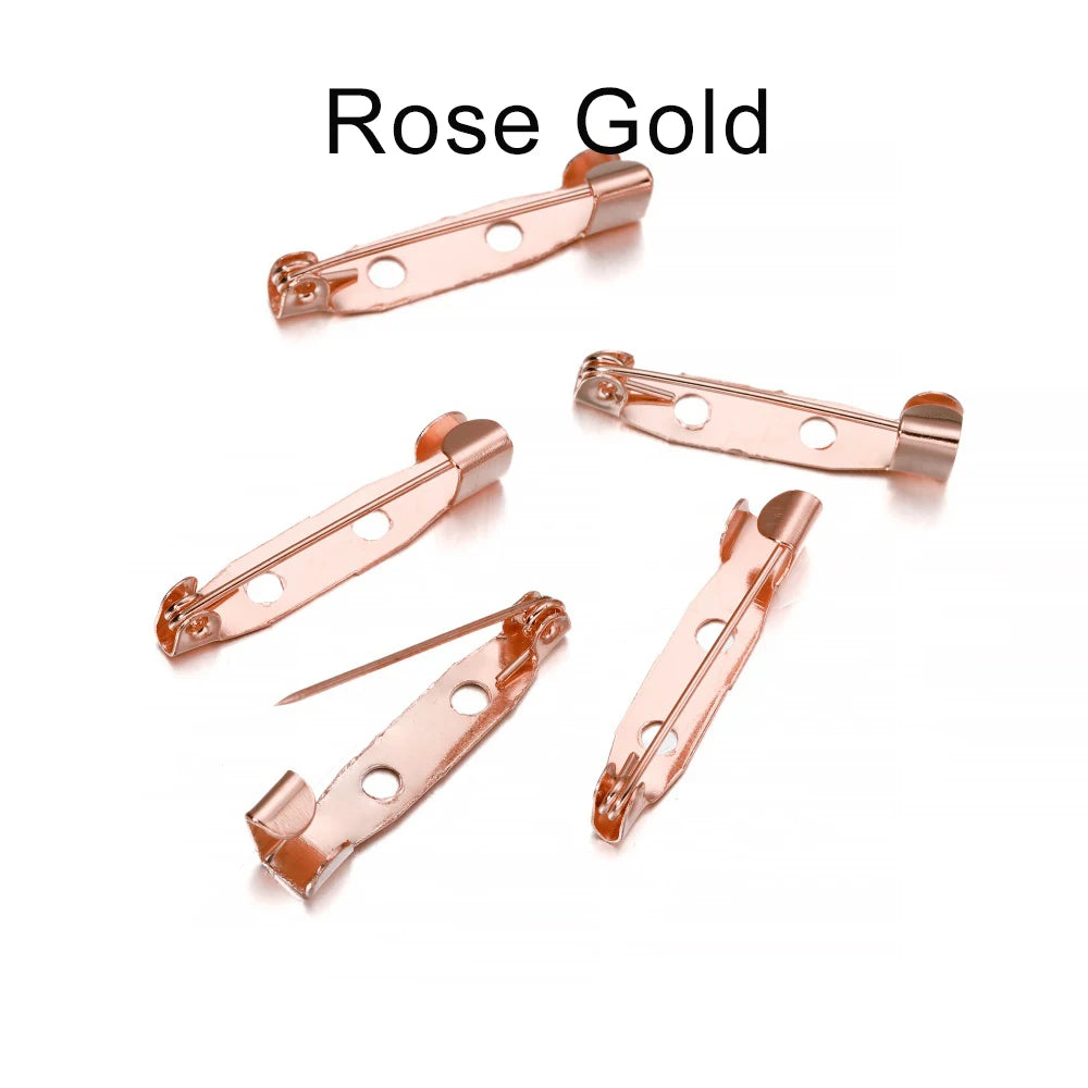 50er Set Brosche Clip Basis Pins in 15-40mm – DIY Schmuckzubehör-Yabubest - Home & More