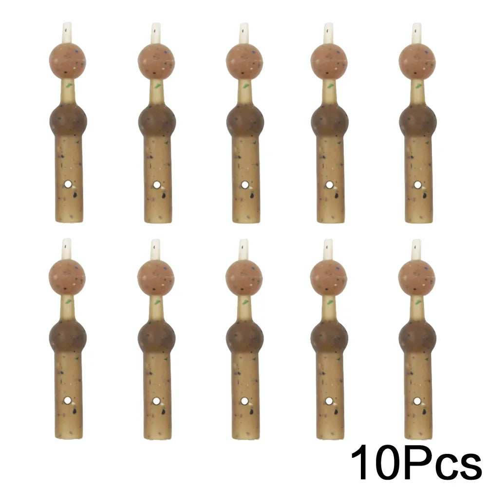 Karpfen Angelzubehör Set Tarnung Puffer Perlen für Haar Rig 10/50 Stk.