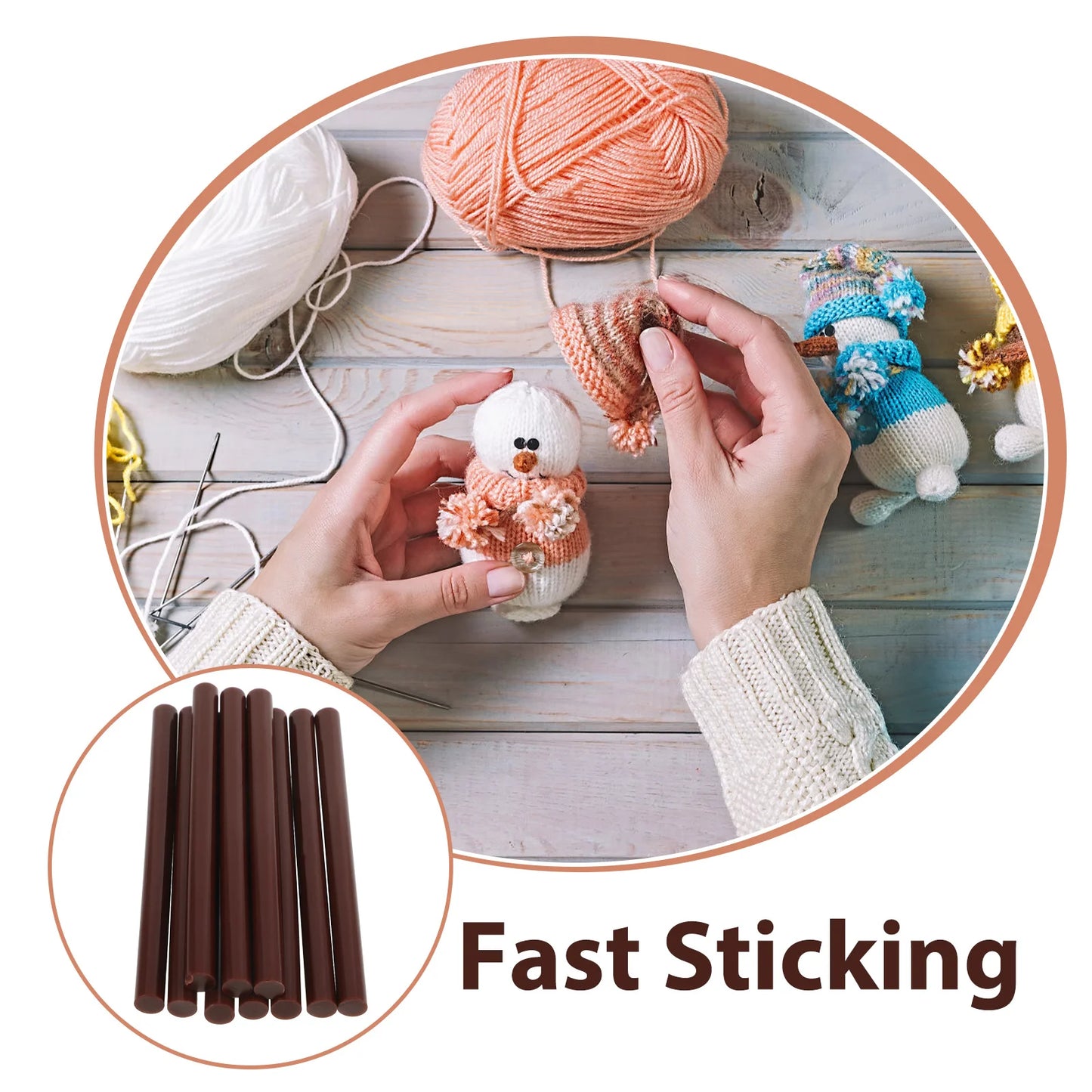 Langlebige geruchsfreie Heißklebestifte für vielfältige Bastelprojekte