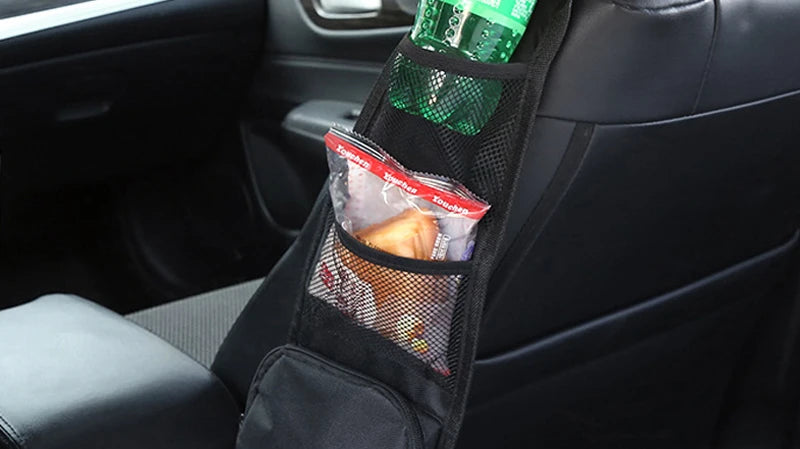 Universeller Seiten Organizer mit Netztasche und Reißverschluss für Auto