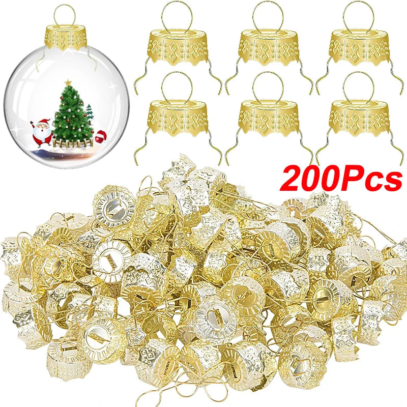 Weihnachts-Ornament Kappen in Rundform als Ersatz für Baumdeko