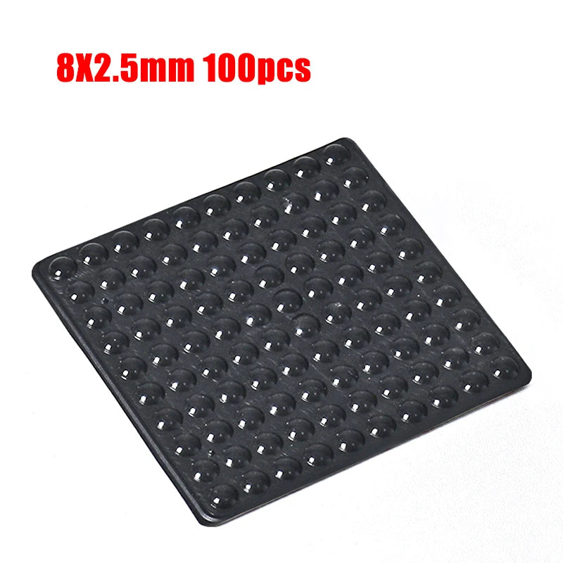 Transparenter Gummi Türstopper selbstklebend Wandschutz Schrankschalldämpfer