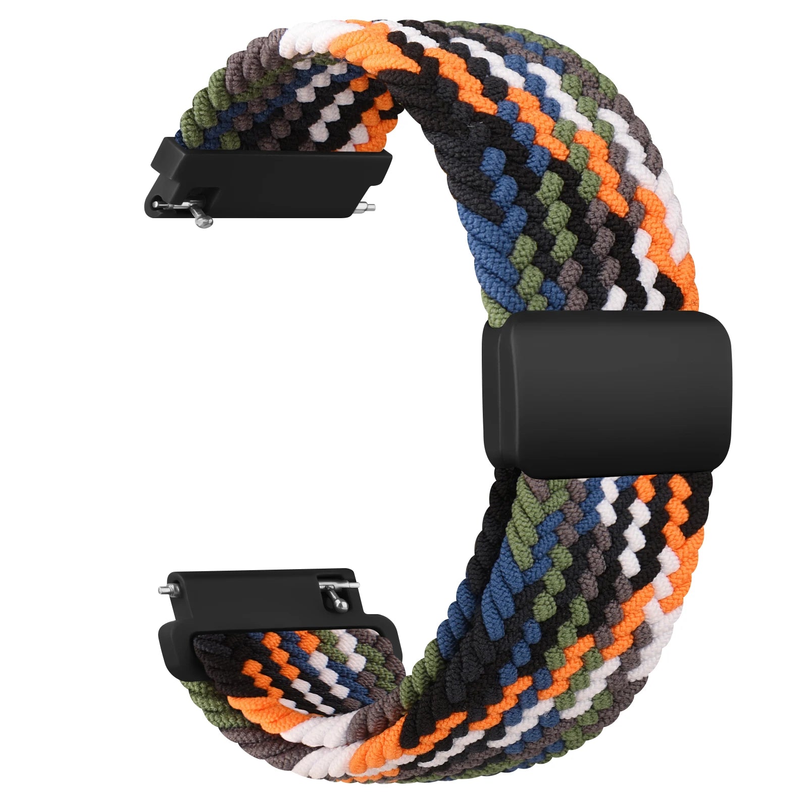 22 mm geflochtenes Nylon Magnetarmband für Amazfit – robust - flexibel