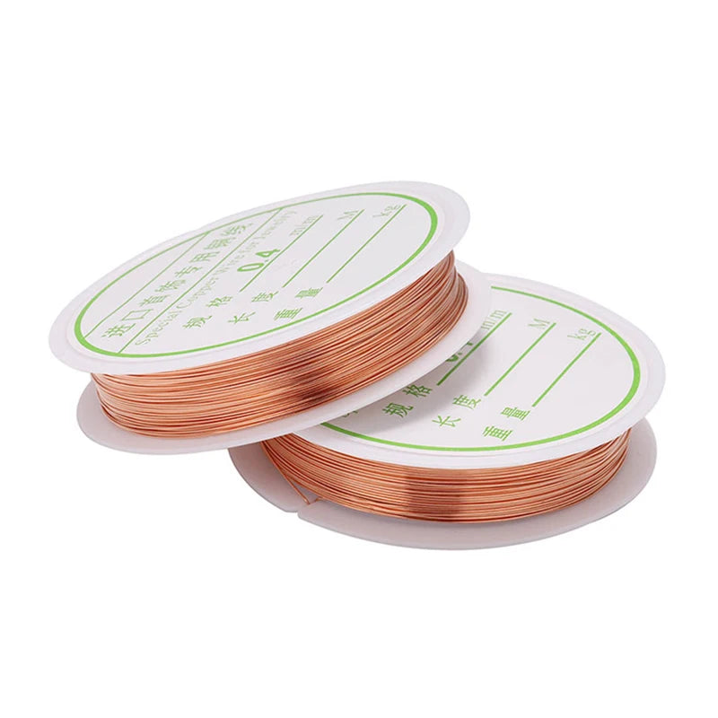 Robuster Kupferdraht 0.2-1mm für DIY Schmuck Bastelzubehör