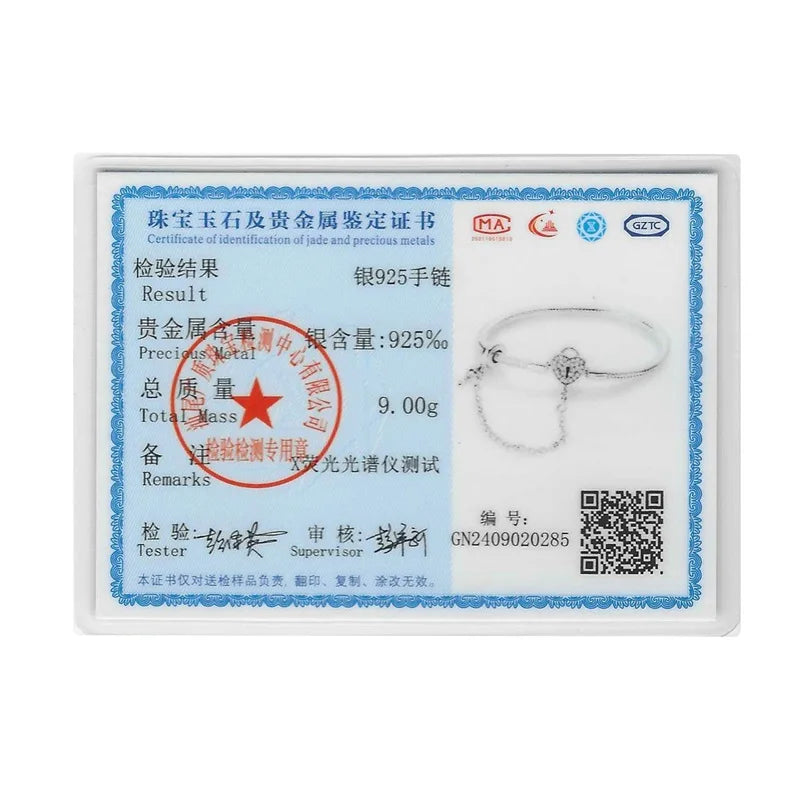 Armband Silber 925 mit Stern Mond Sonne und Grünem Zirkon Charm