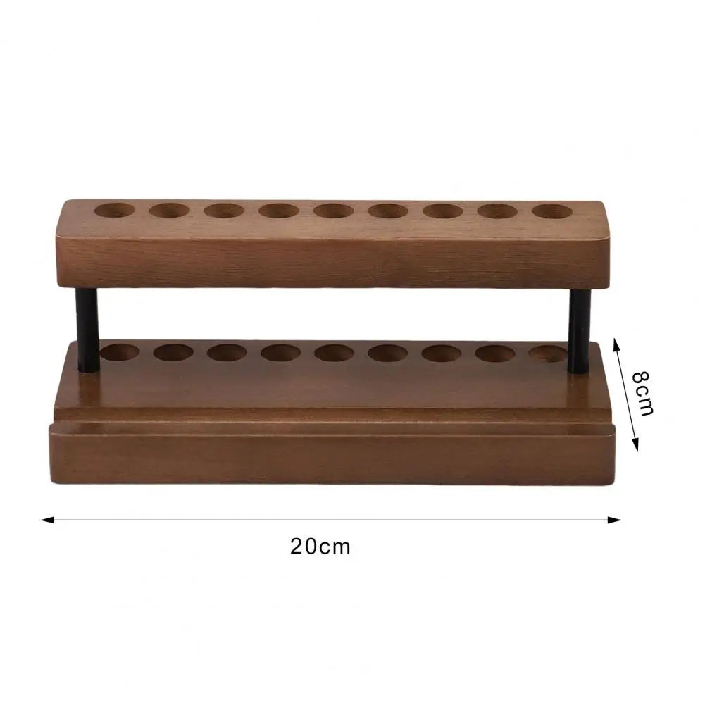 Moderner Schreibtisch Stiftständer aus Holz mit 9 Fächern-Yabubestshop