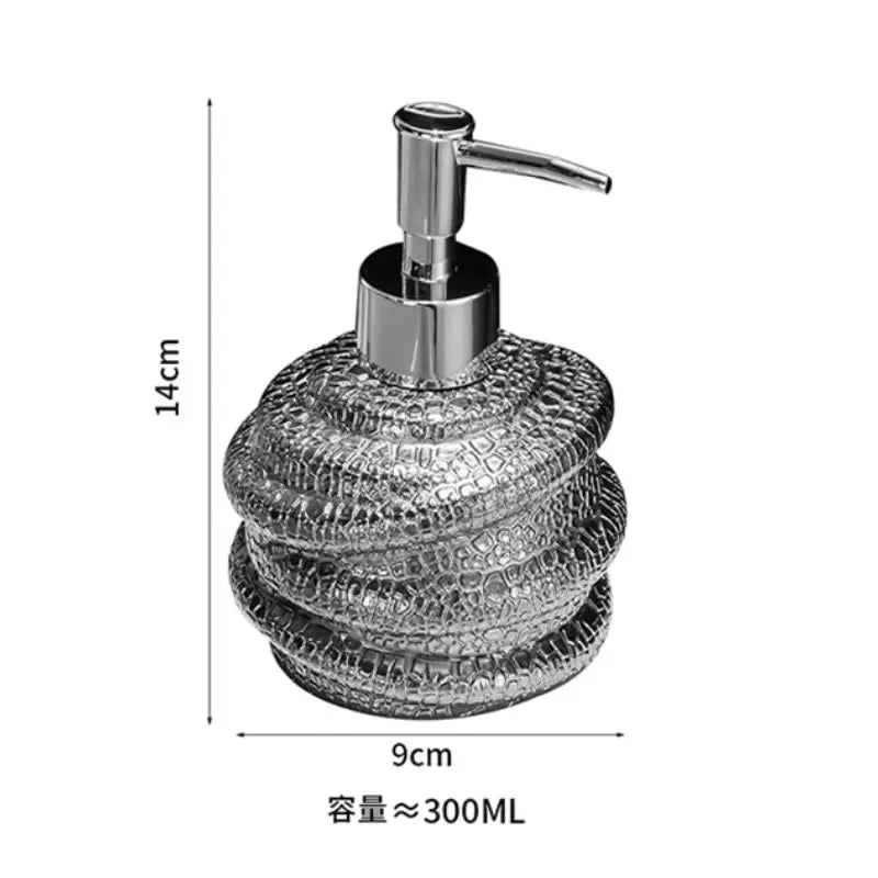 Keramik Seifenspender 300 ml für flüssige Seife