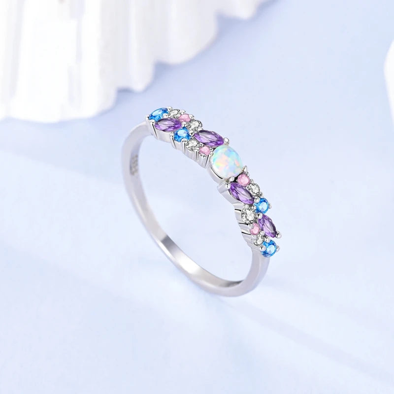 Funkelnder 925 Silber Ring mit Zirkon – Edle Designs für Frauen