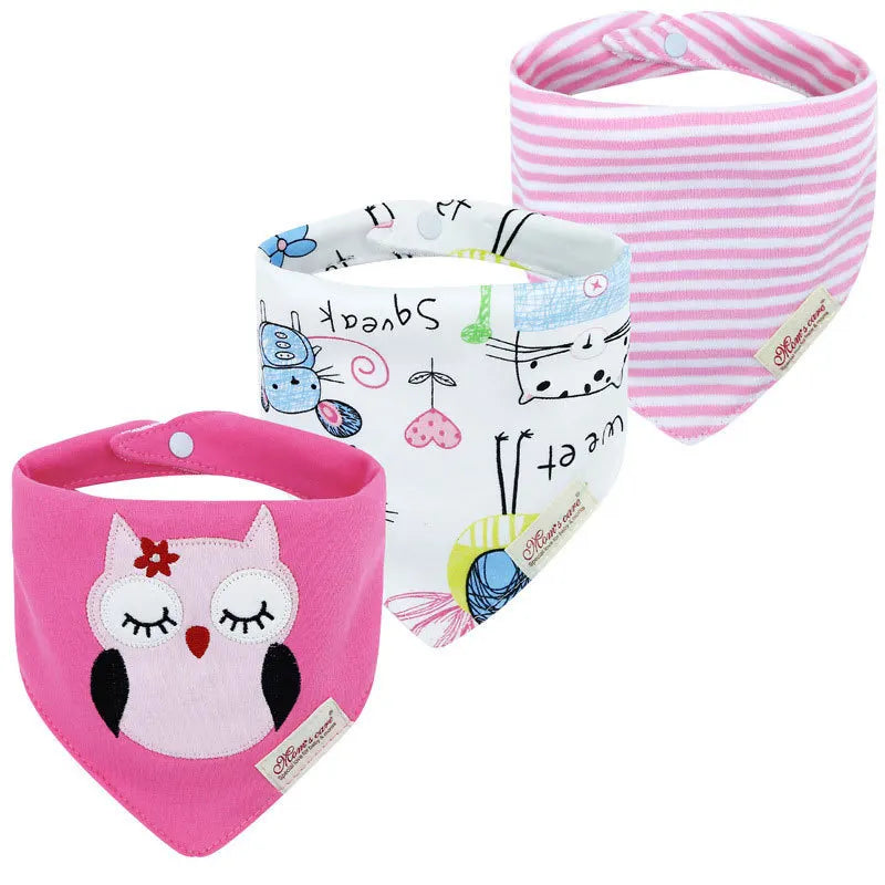 Weiches 3-teiliges Baby-Speicheltuch Set für Jungen - Mädchen – saugfähig, unisex