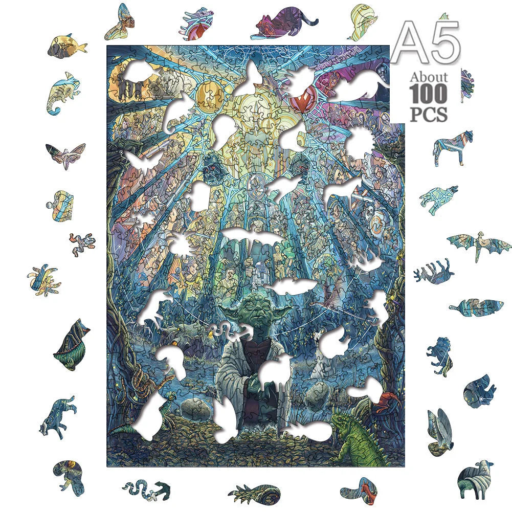 3D Holzpuzzle Tier Formen für Kinder und Erwachsene