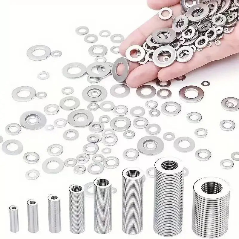 360/580-teiliges Edelstahl Unterlegscheiben Set für Heim und Werkstatt-Yabubest - Home & More