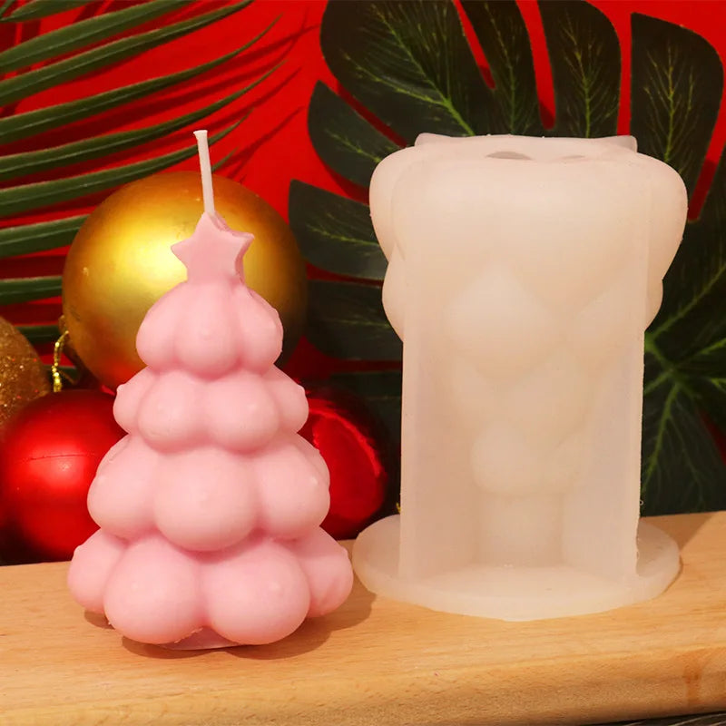 DIY Silikonform Stern Weihnachtsbaum für individuelle Kerzen & Deko