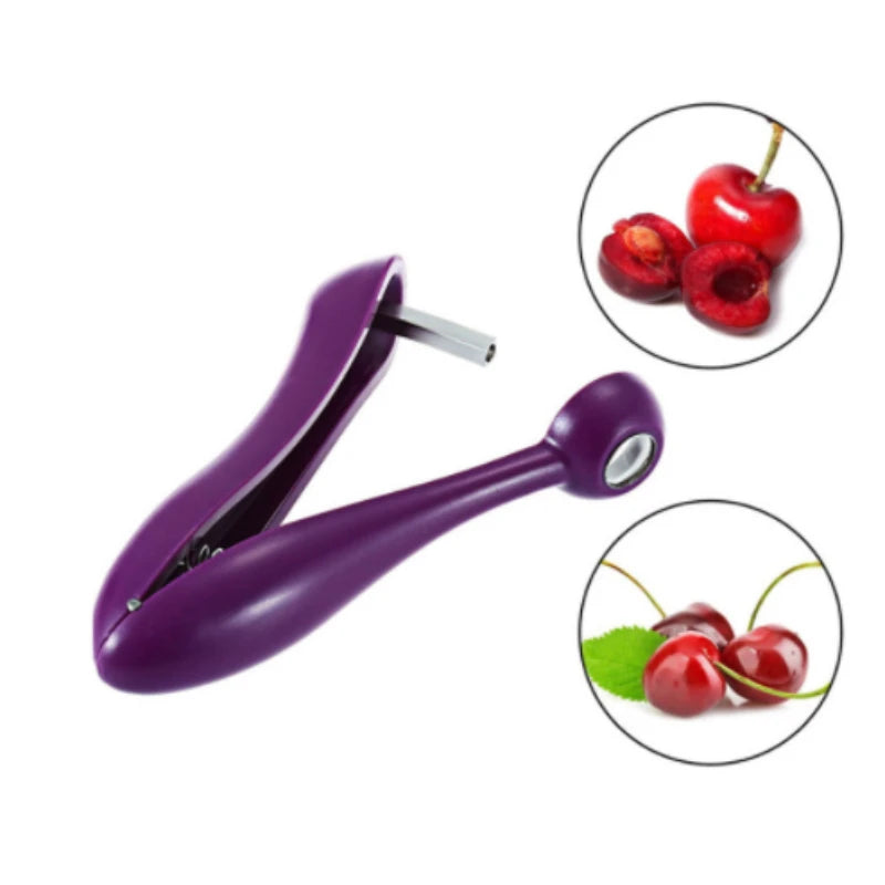 Effizient - Ergonomisch: Lila Kirsch- und Olivengrubenentferner, leicht - robust