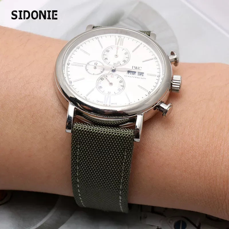 Robustes Nylon Uhrenarmband Army Style 18-24mm für viele Uhren