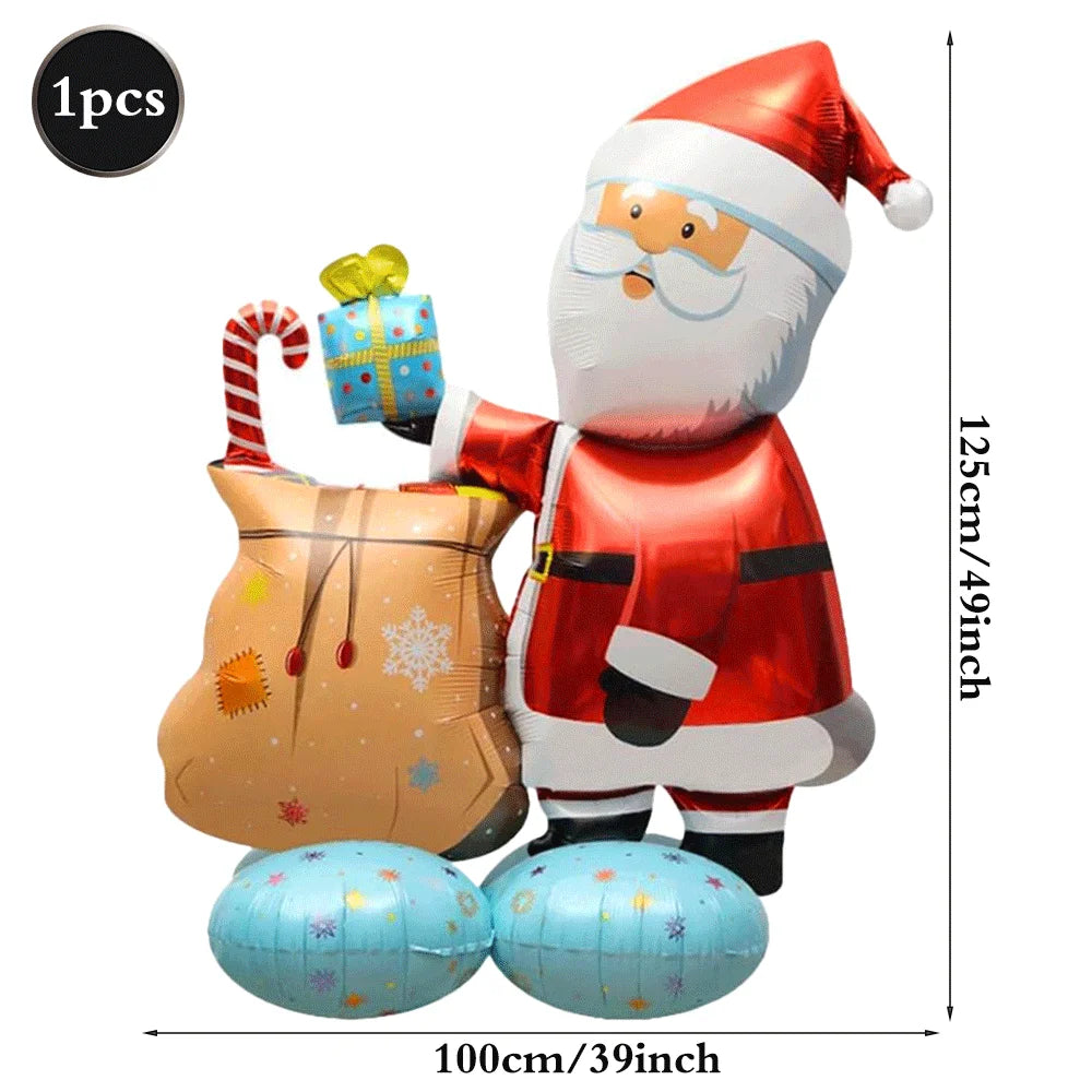 Festliche Weihnachts Folienballons Santa Rentier Schneemann für Partys