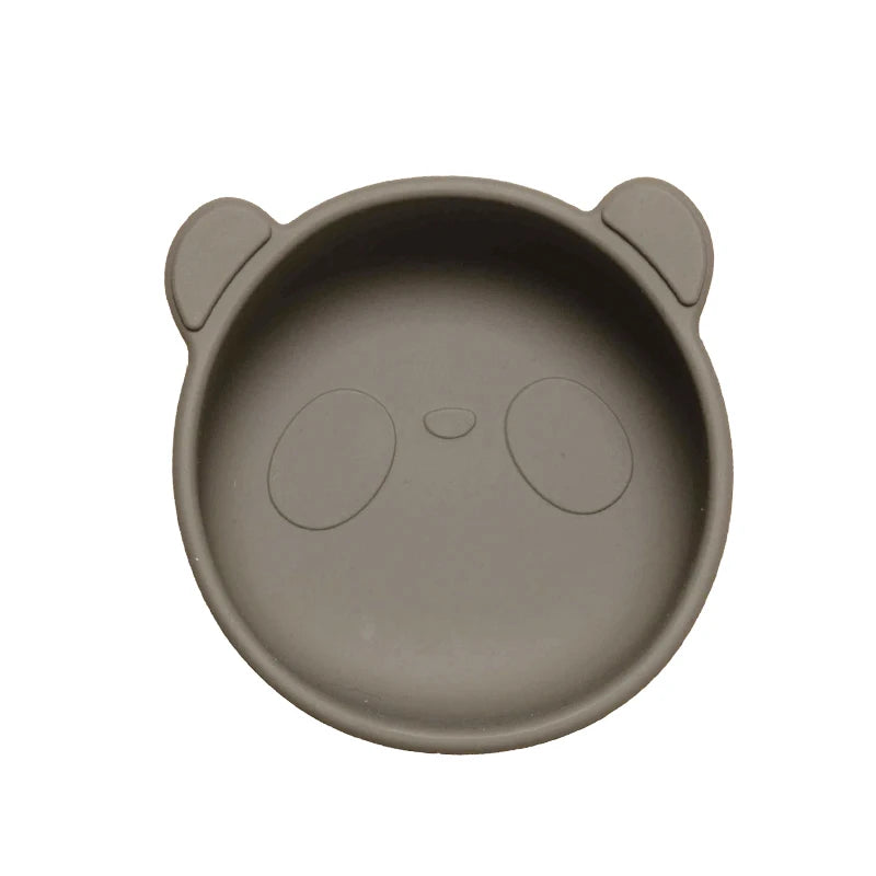 Baby Silikon Saugnapf Schüssel BPA-frei rutschfest für Kleinkinder