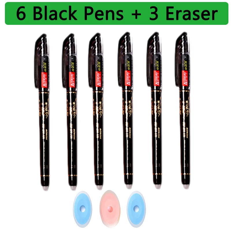 25-teiliges Kawaii Löschbares Gelstift-Set für Schule und Büro 15 cm