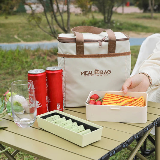 Tragbare isolierte Lunchtasche mit Schultergurt, wasserdicht und praktisch