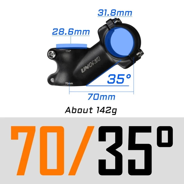 Ultraleichter MTB Fahrradvorbau Aluminium 31 8 mm Verschiedene Längen