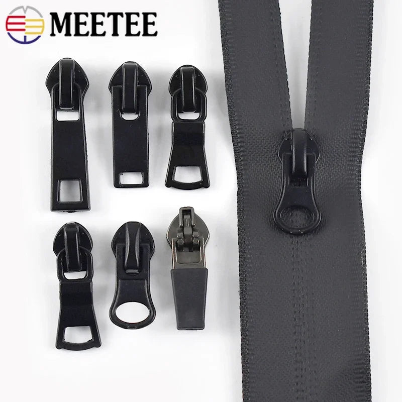 Nylon Reißverschluss Schieber Abzieher – Reparatur DIY Taschen Kleidung Set