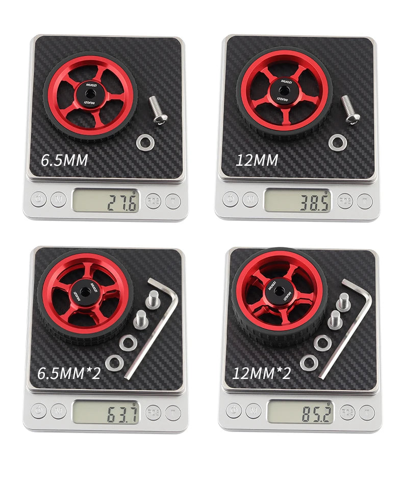 MUQZI Eazy Wheels Faltrad-Rollenräder, kompatibel mit Brompton-Yabubest - Home & More