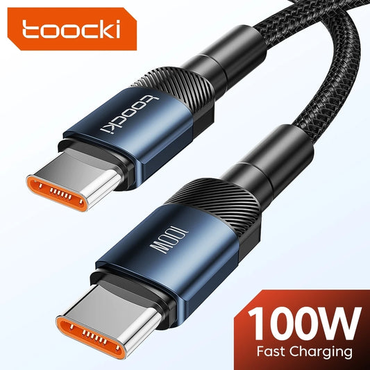 100W USB C Ladekabel 3m, PD 5A – Schnelles Laden für alle kompatiblen Geräte