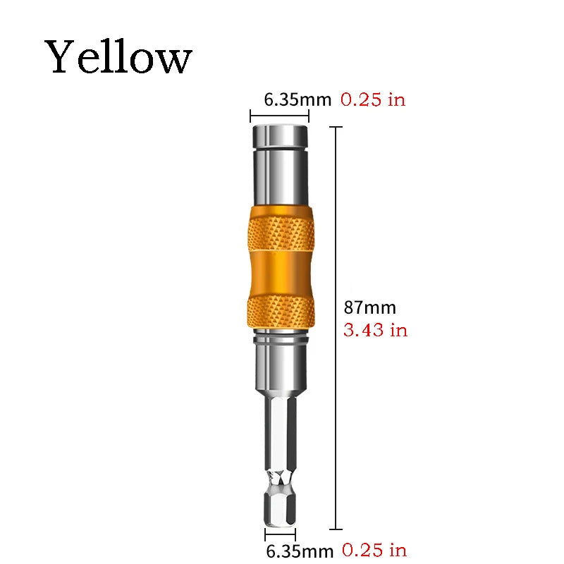 360° Schwenkbarer magnetischer Bohrwinkeladapter mit Sechskantschaft