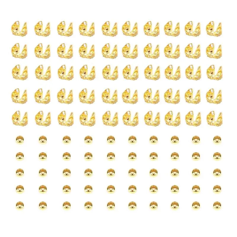 100-teiliges Edelstahl Schmuckverbinder Kit für DIY Projekte