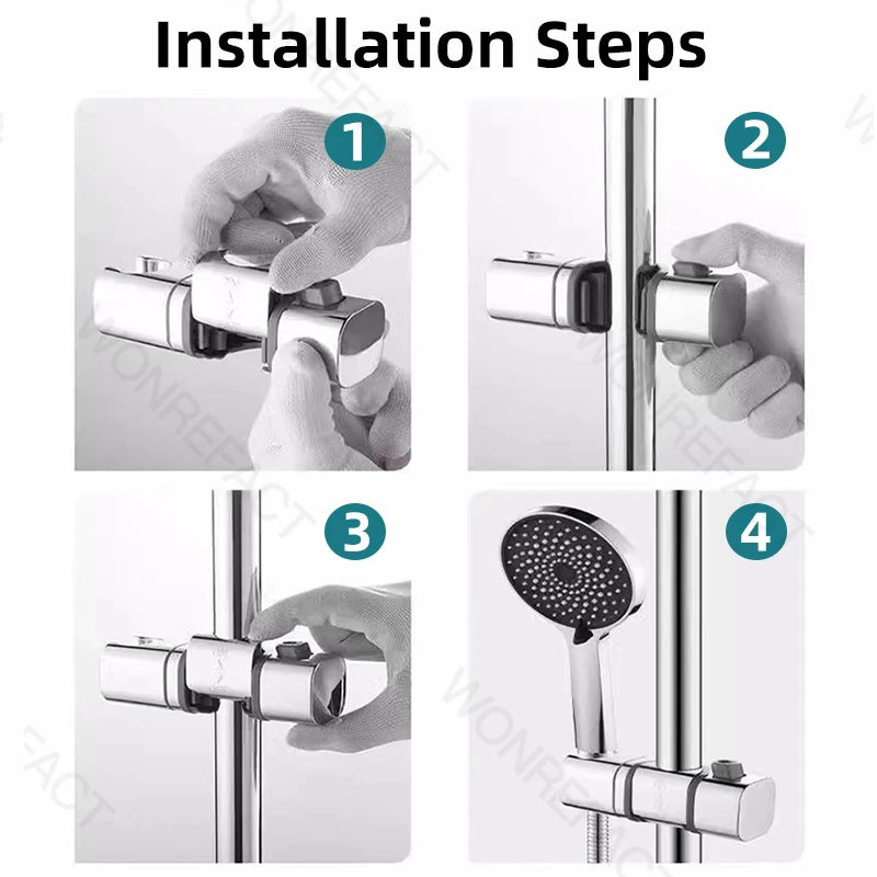 Verstellbare Duschkopf Halterung für Gleitstange – Bad Zubehör